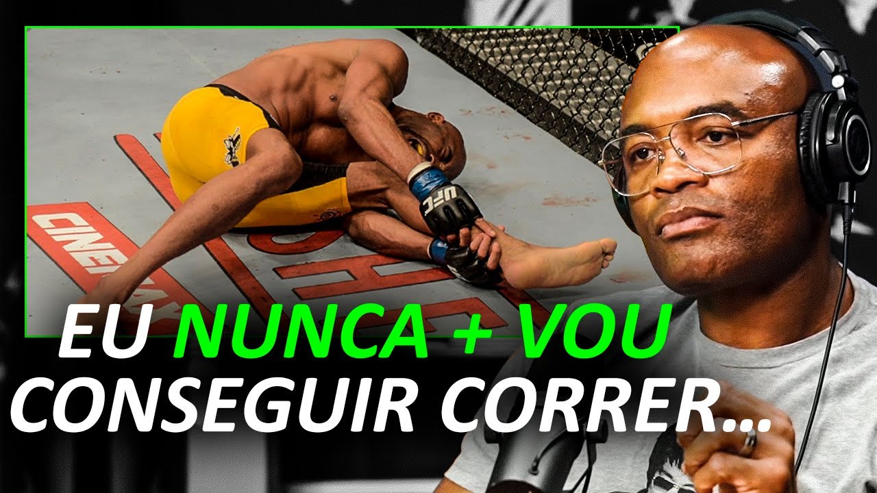 ANDERSON SILVA DESABAFA SOBRE LESÃO NA PERNA