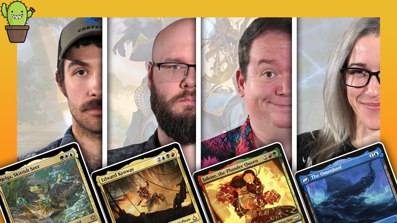 Игровой процесс Commander в открытом море с участием Оливии | Хельга против Эдварда Кенуэя против...