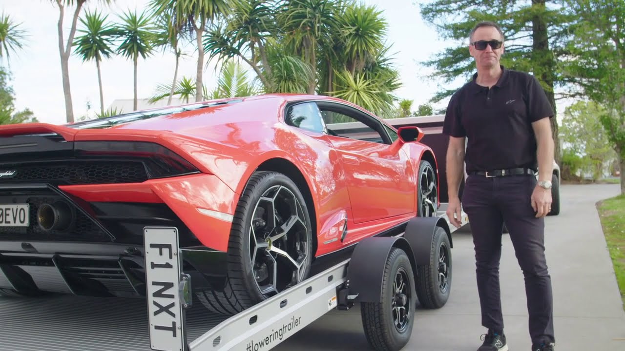 Racing Legend Greg Murphy, details Futura Trailer features #cartrailer #carhauler #supercars