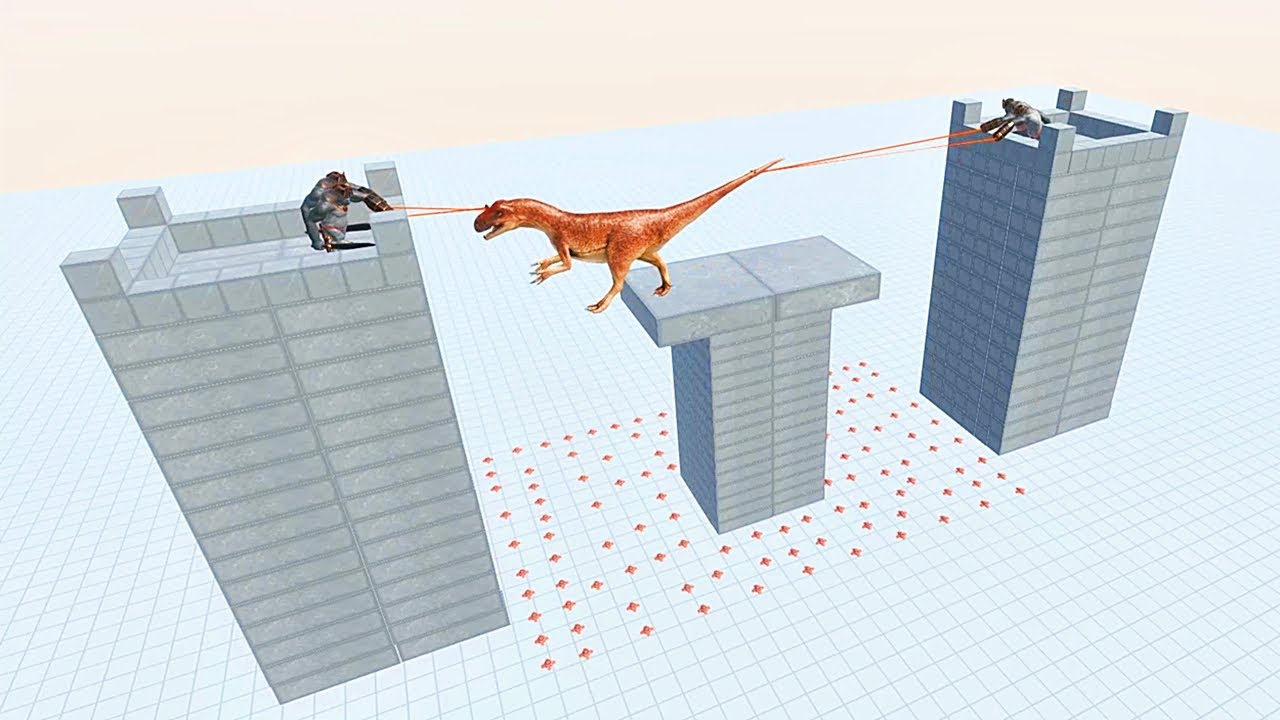 Minefield and Scimitarilla vs Every Unit. Animal Revolt Battle Simulator