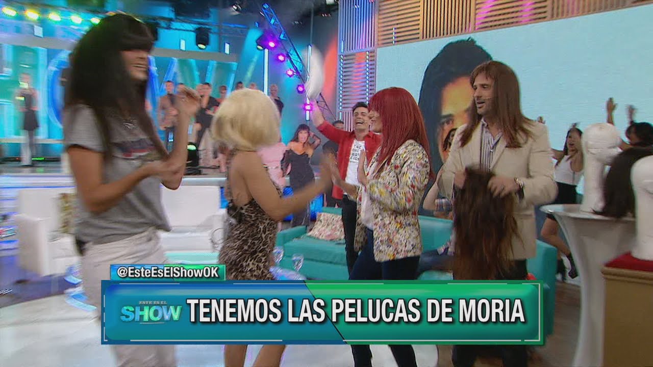 Este es el show se probaron las pelucas de Moria