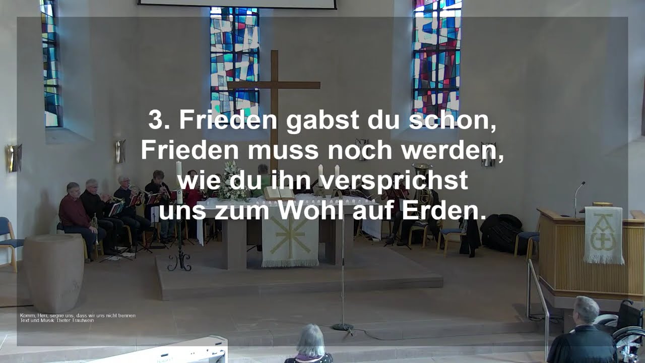 Posaunenchor Wiesental - Komm, Herr, segne uns