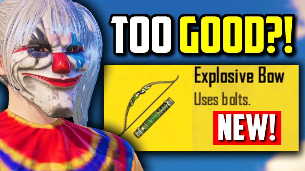 USING NEW EXPLOSIVE BOW!! | PUBG Mobile