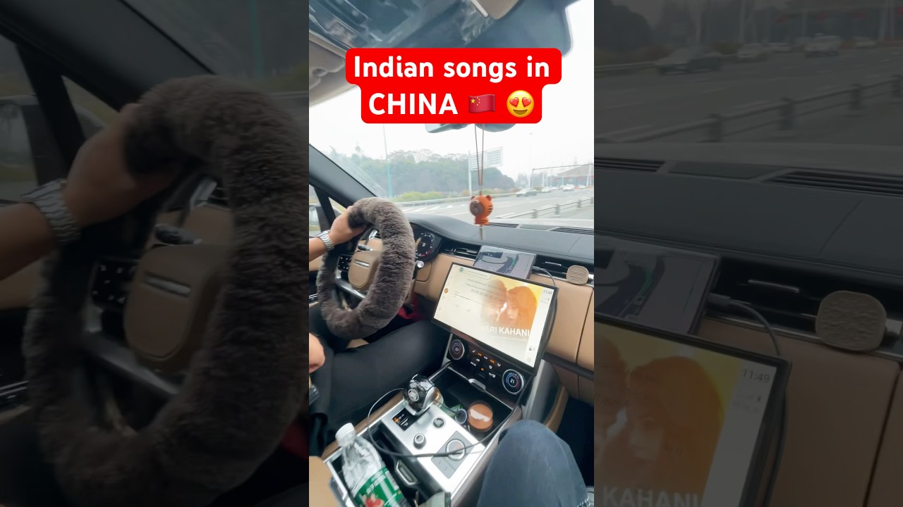 Chinese 🇨🇳 listening Indian songs 😍 #china #shortsviral #trending #viralvideo