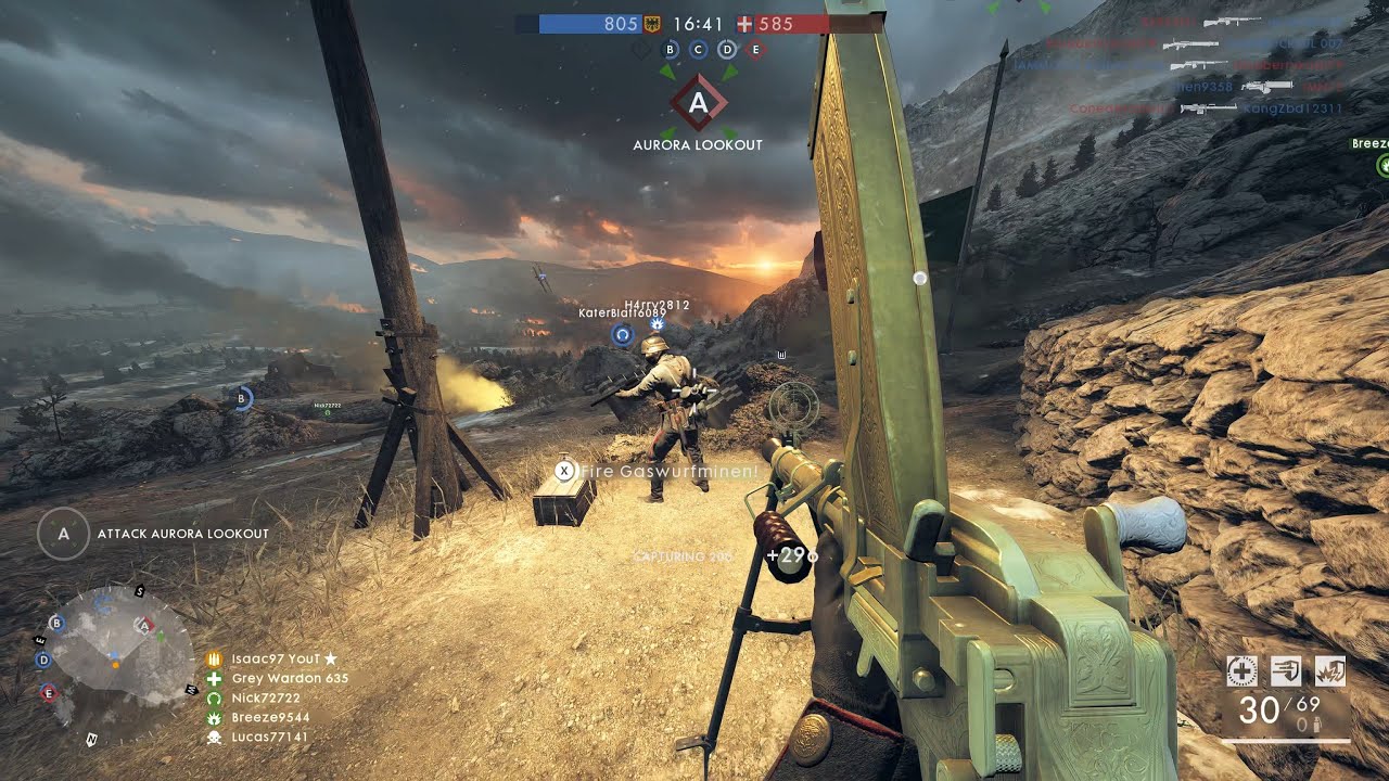 Battlefield 1: Conquest Assault gameplay (No Commentary)