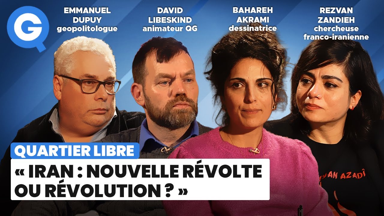 « Iran: nouvelle révolte ou révolution ? » avec Rezvan Zandieh, Bahareh Akrami et Emmanuel Dupuy