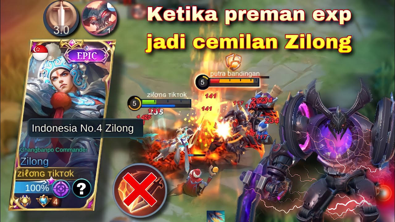 Sejarah terpecahkan, Counter thamuz Adalah Zilong, Wajib pake spell ini Lawan thamuz