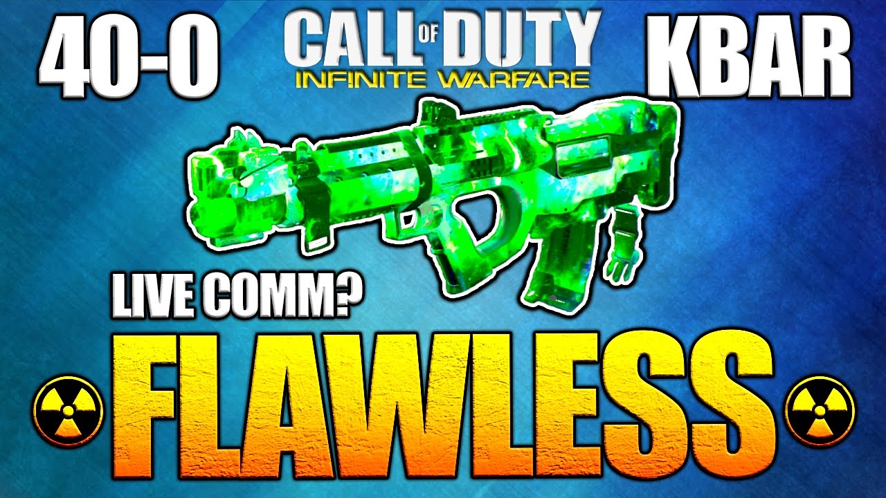 FLAWLESS Kbar Nuke BY MISTAKE??! Unbelievable 40-0 Infinite Warfare Gameplay