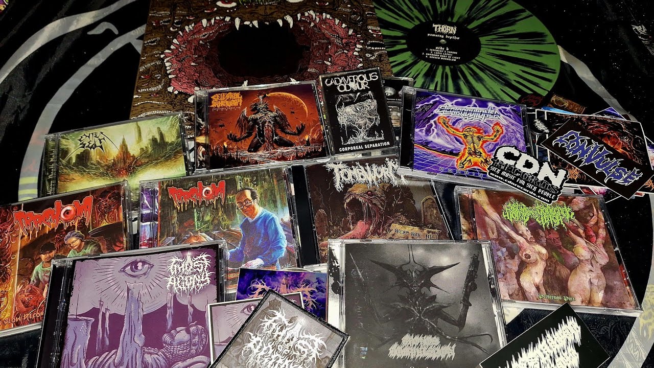 Death, Doom, and Thrash Metal Collection Update! (CDs, a tape, & a vinyl) 🔥⚠️🔥⚠️