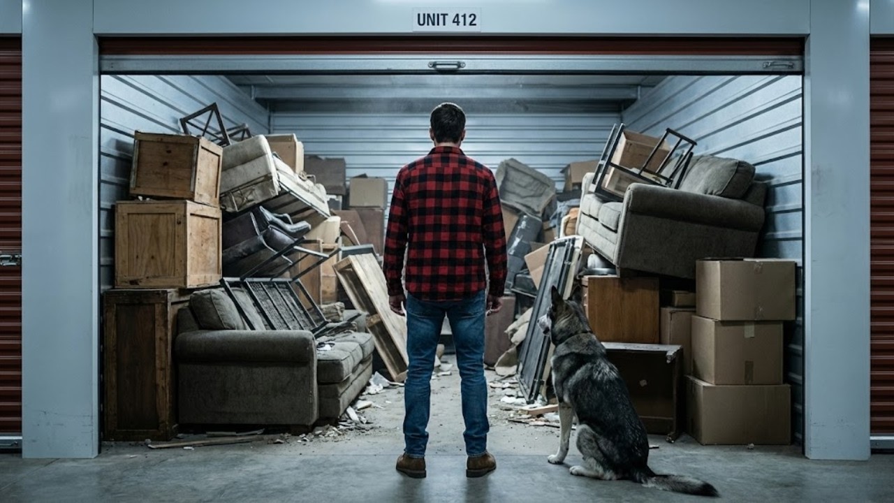 Homeless Veteran and His Dog Opened a Junk Storage Unit—What They Found Changed Their Fate