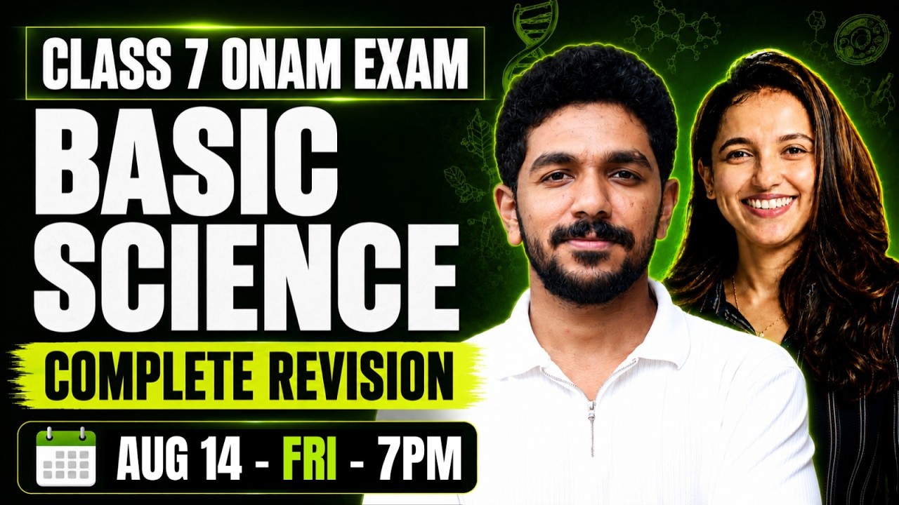 Class 7 Basic Science Onam Exam | Complete Revision | Exam Winner