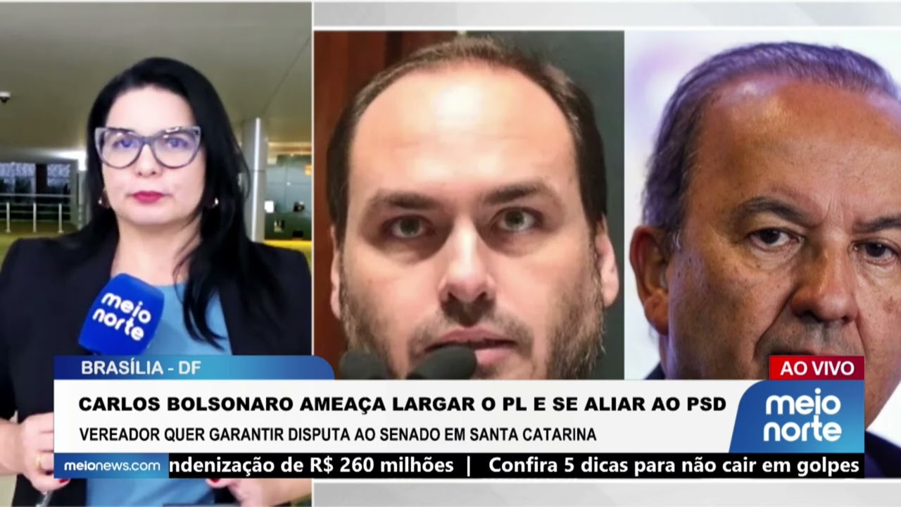 Carlos Bolsonaro ameaça largar o PL e se aliar ao PSD de Kassab | Agora Brasil
