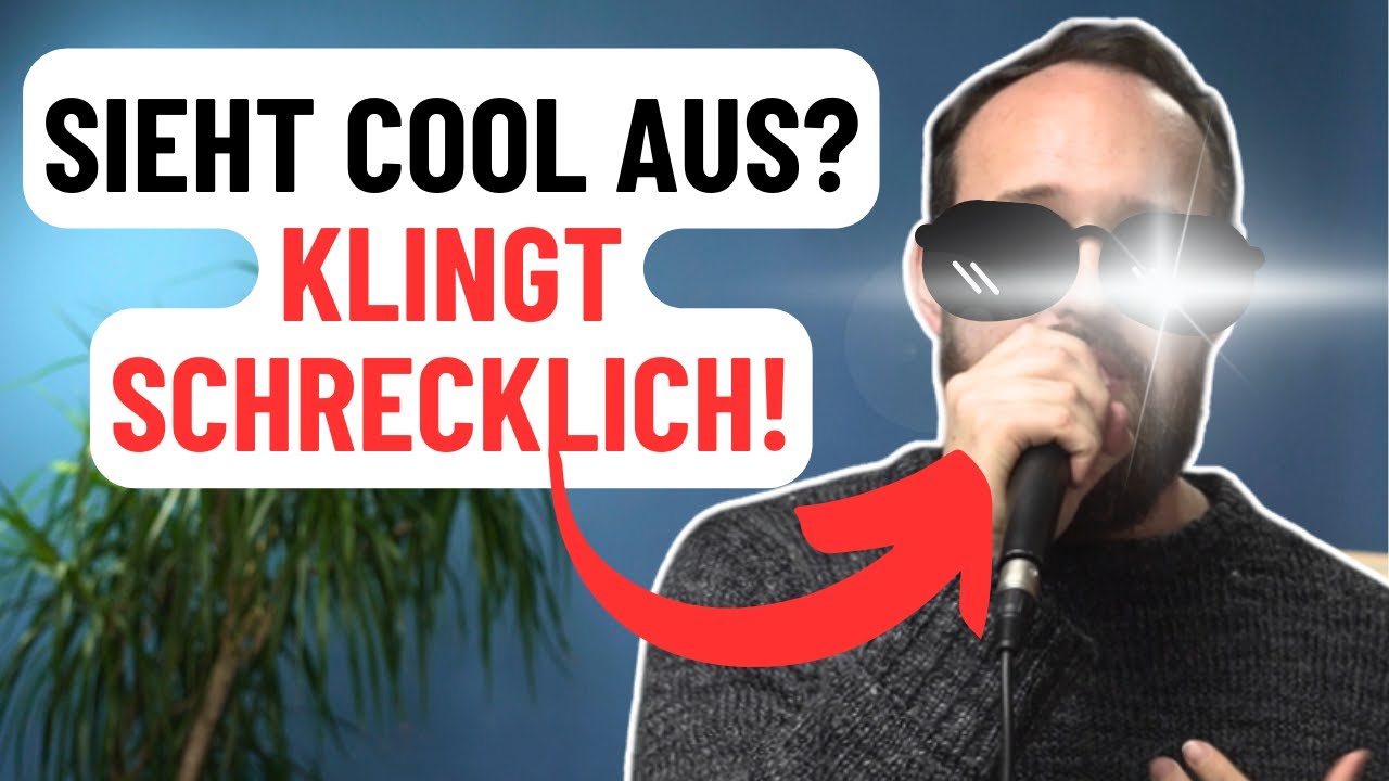 Live Vocal Mikrofon Fehler | Gesangsmikrofon Handling das deinen Sound zerstört