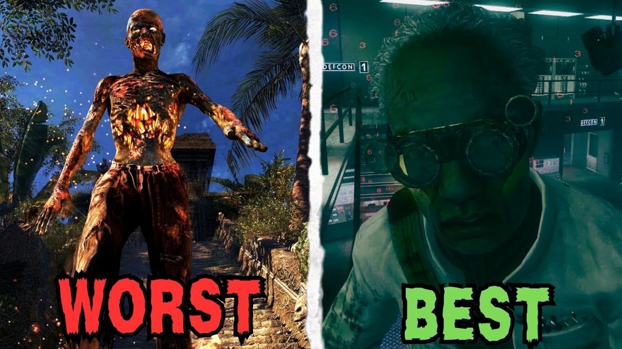 Every Black Ops 1 Zombies Map From WORST TO BEST!