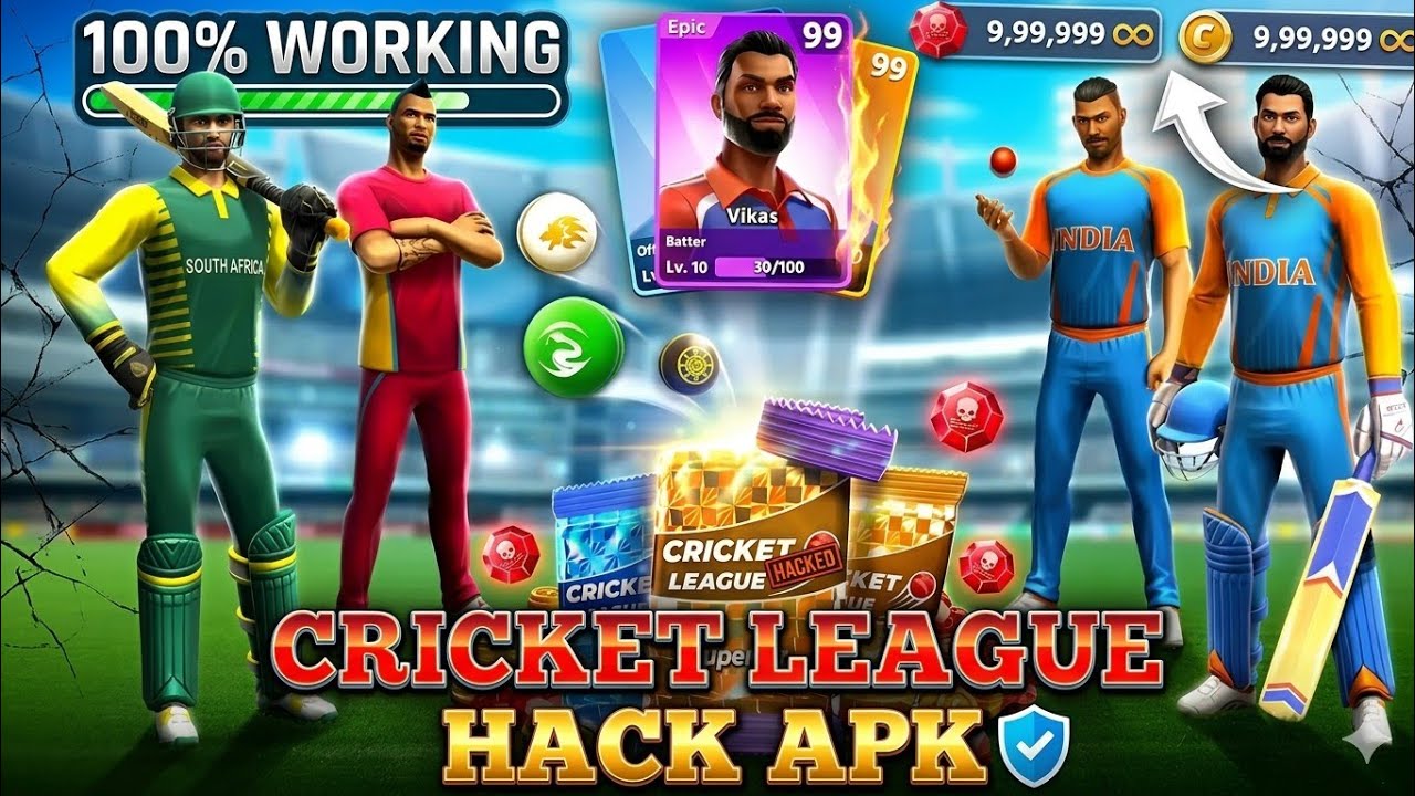 Cricket League Game Hack 🥶 | Cricket League Game Mod Apk | Cricket With Kanha Bhai 