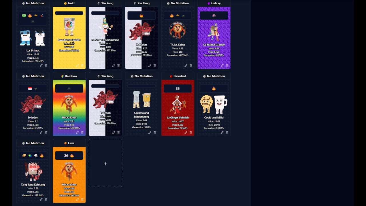 sab live pvping (my ps) and trading (machine)