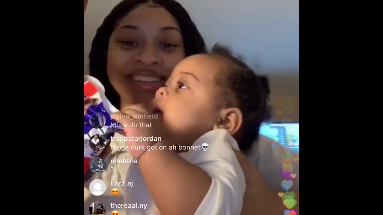 Lil Durk & india Royale On live With There Daughter