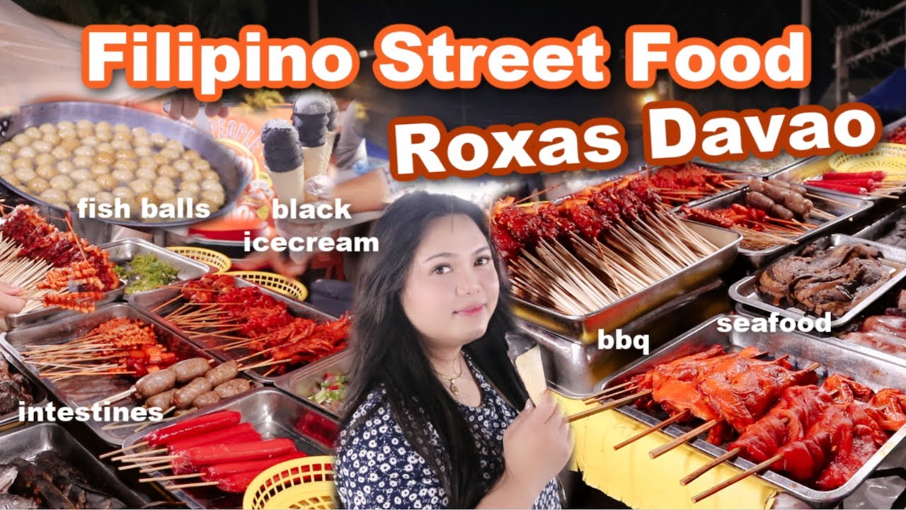 Filipino Street Food at Roxas Market Davao! Living in Davao #philippines Episode 37
