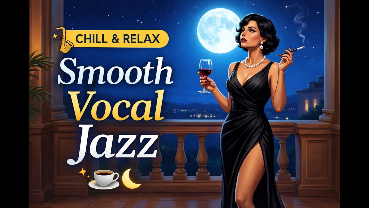 Smooth Chill Jazz Vocals ☕🎷 | Relaxing Lounge Jazz for Work, Study & Late Nights