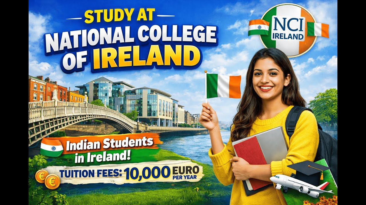 Why Indian Students Are Choosing National College of Ireland 🇮🇪 (Fees Start €10,000!) #studyabroad