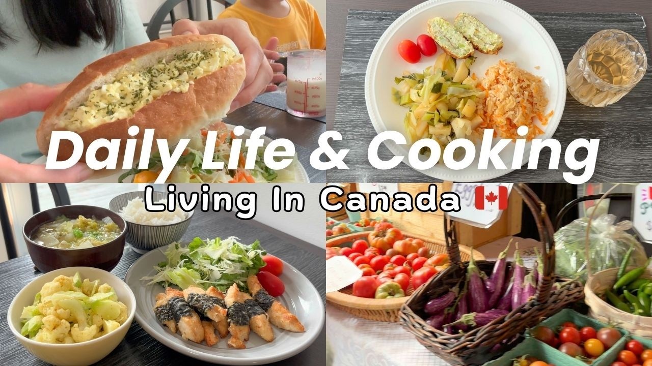 [Vlog] Daily Life in Canada 🇨🇦 | Ordinary Days & What Japanese Housewife Cooks | Fried Nori Chicken