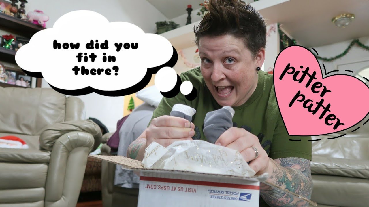 World's Smallet Newborn Reborn Baby Box Opening Ever!!!!