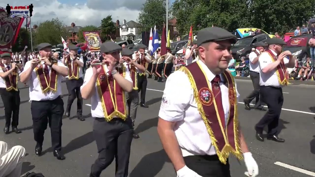 Brookeborough Mitchelburne Club Flute Band @ A B O D Relief of Derry Celebrations 2024
