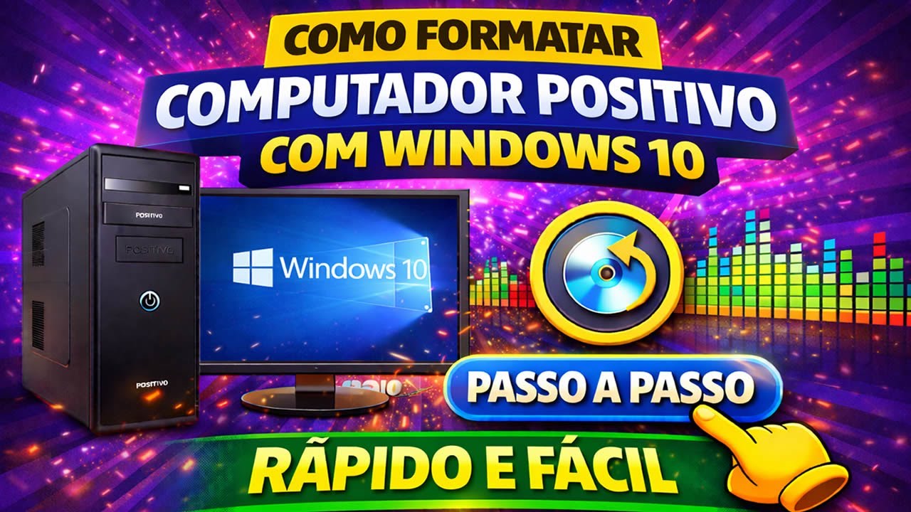 APRENDA AGORA: COMO FORMATAR UM COMPUTADOR POSITIVO / SEM ERROS / PASSO A PASSO PARA LEIGOS
