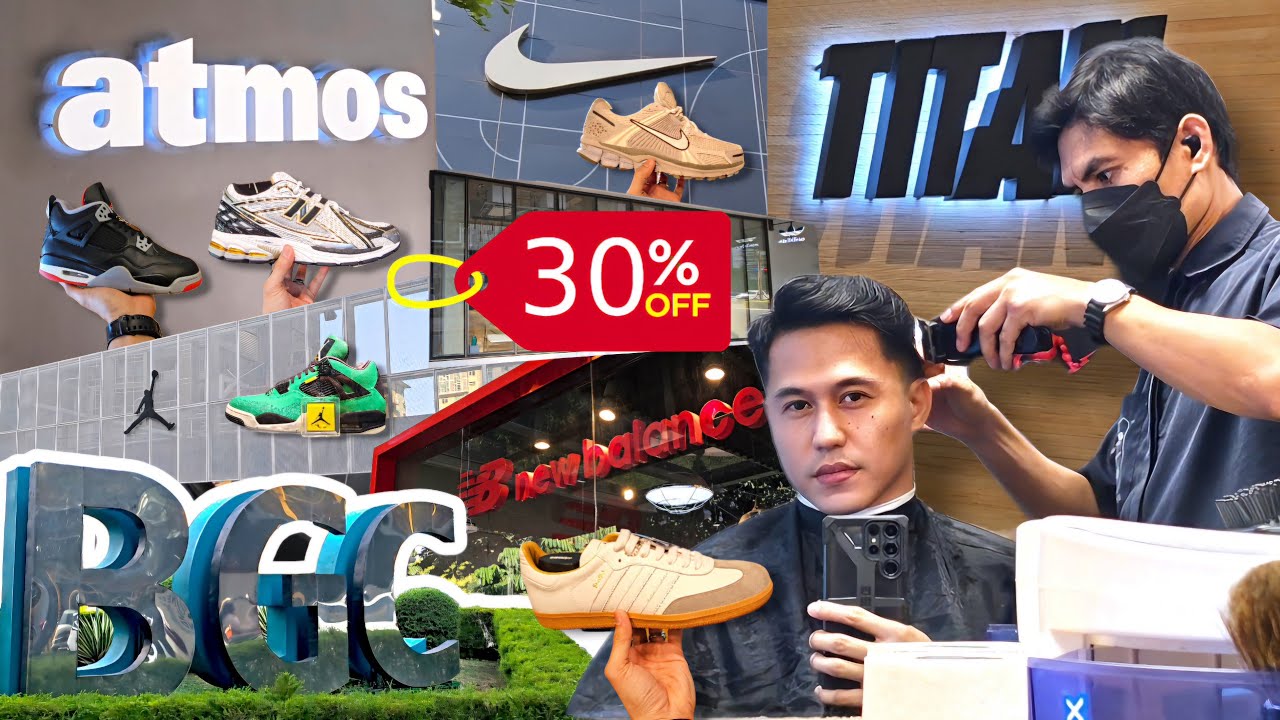 SNKR HUNT AT BGC | TITAN - ATMOS - ADIDAS - NEW BALANCE - NIKE PARK - JORDAN MANILA
