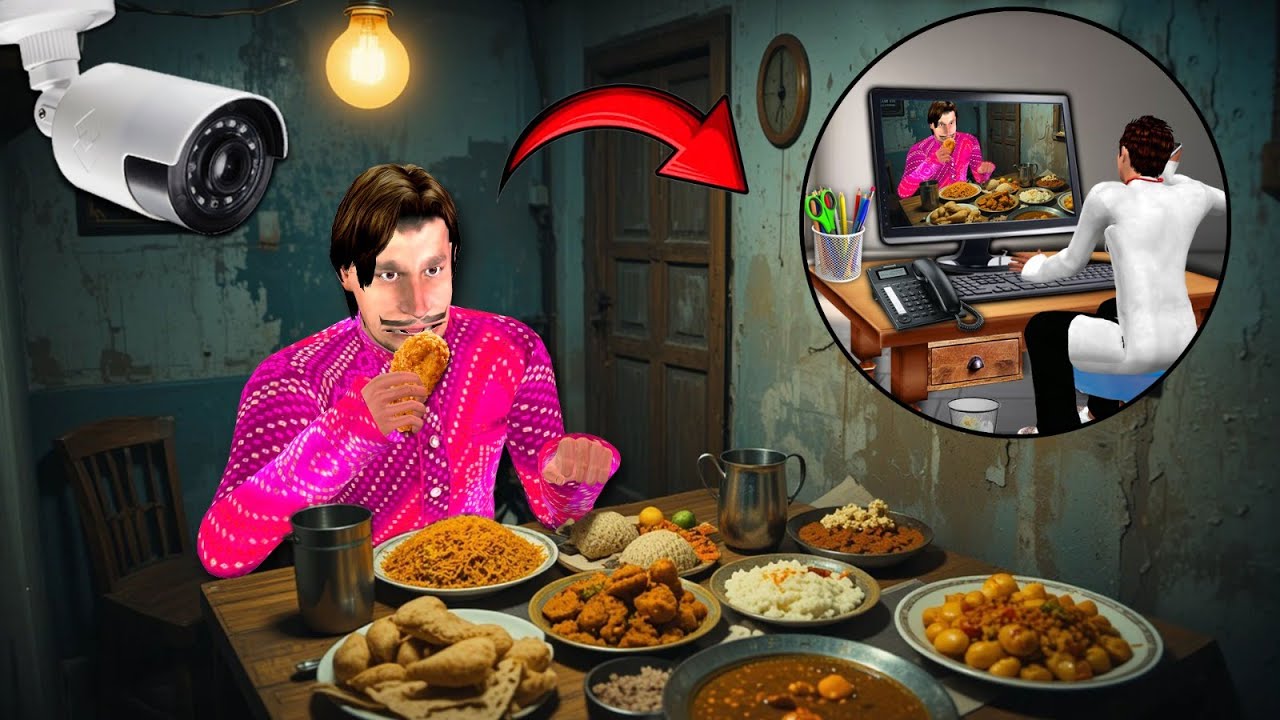 Jutha Fasting Caught on CCTV Camera Eating Food Hindi Kahaniya Hindi Moral Stories Hindi Stories
