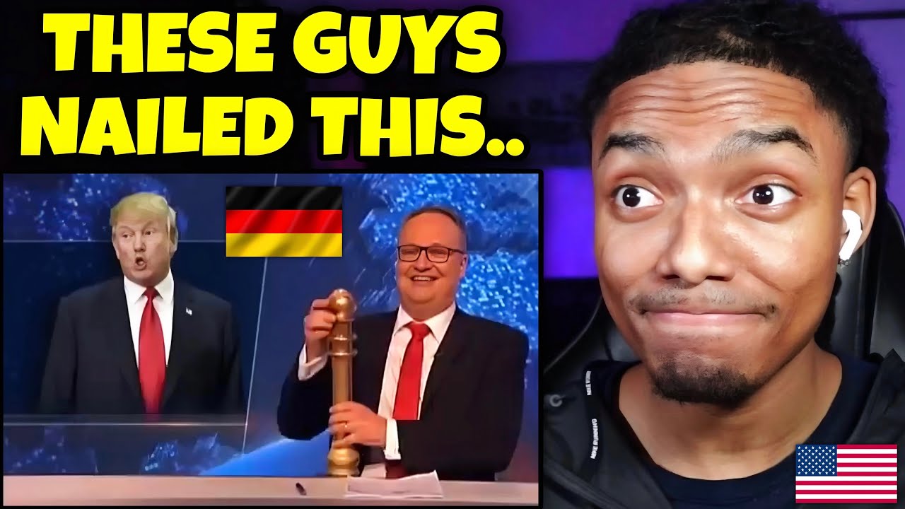 AMERICAN REACTS to Donald Trump destroyed by German TV