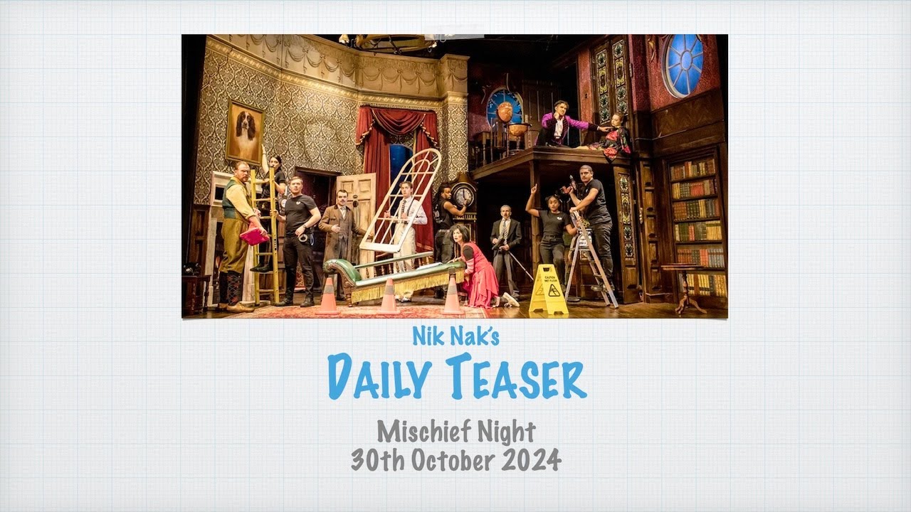 Nik Nak’s Daily Teaser — 30-10-2024 — Mischief Night.
