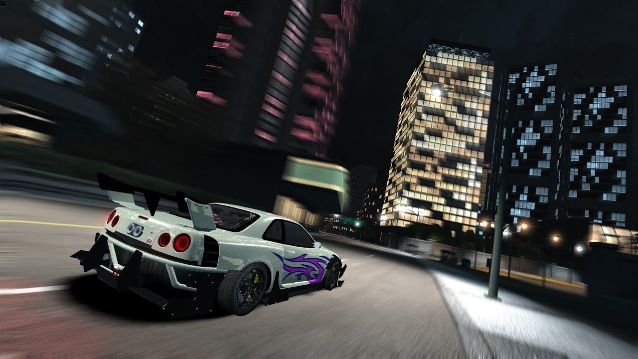 Need For Speed Most Wanted 2005 - SunSet Mod - Window Mask Test