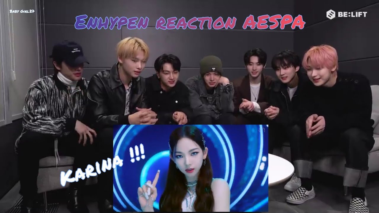 Enhypen reaction to Aespa - 'SAVAGE' (Official Music Video)!! #ENHYPENpenreactionAESPA