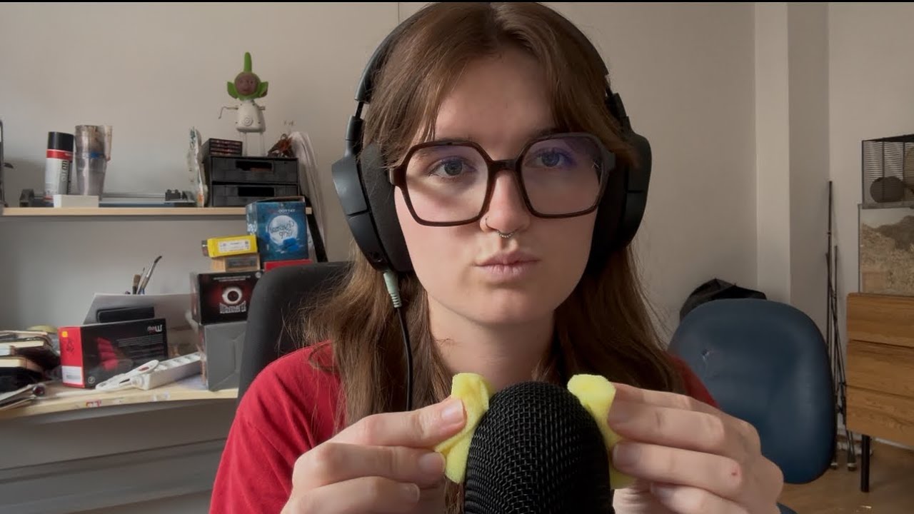 ASMR brain melting triggers with sponges 🧽🧠