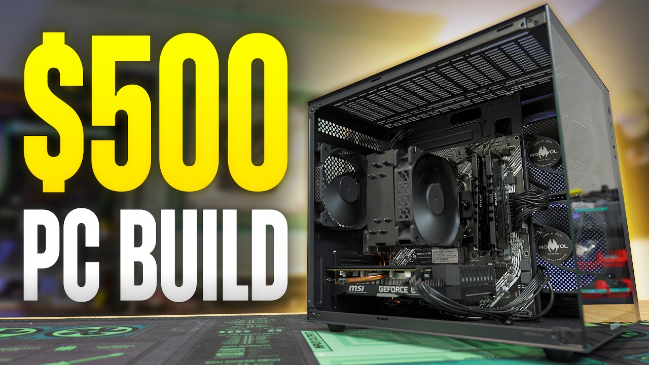 CLEAN $500 Budget Gaming PC Build Guide - NO RGB!