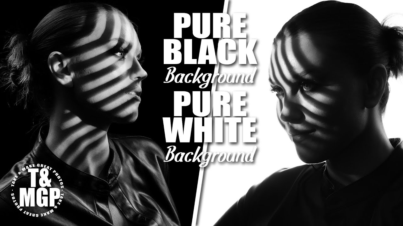 Pure Black & Pure White Studio Backgrounds | Take and Make Great Photography with Gavin Hoey