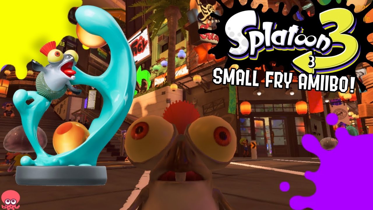 The new small fry amiibo! | Splatoon 3 new amiibos |