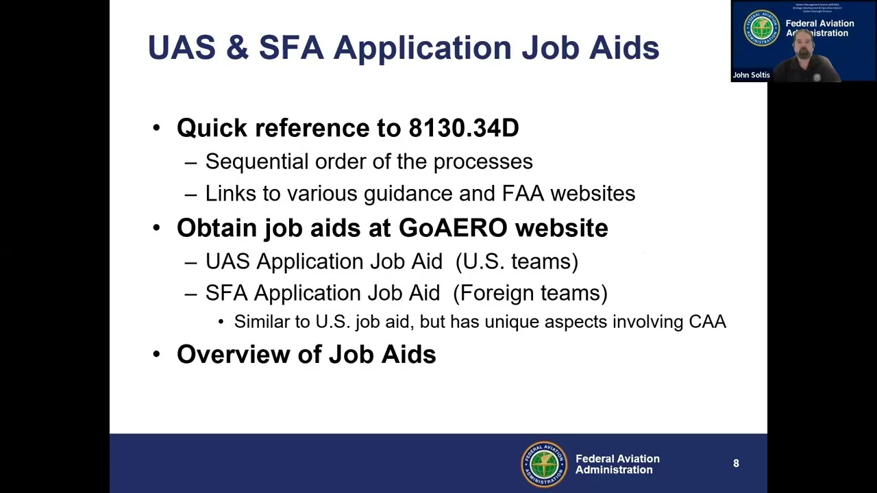 GoAERO Team Summit: FAA Registration, Path to Certification, and UAS Test Sites