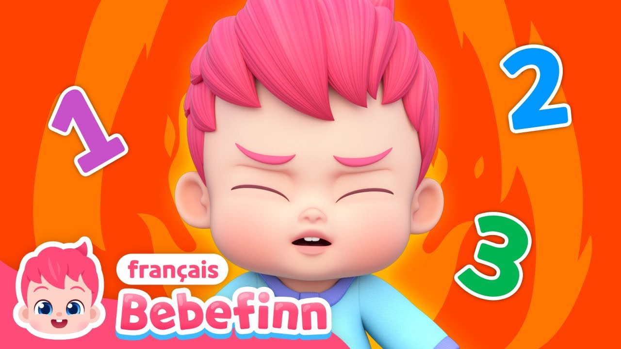 3️⃣ Comptons Jusqu'à Trois | Chanter avec Bebefinn | Bebefinn en français 👶 Chansons pour Enfants