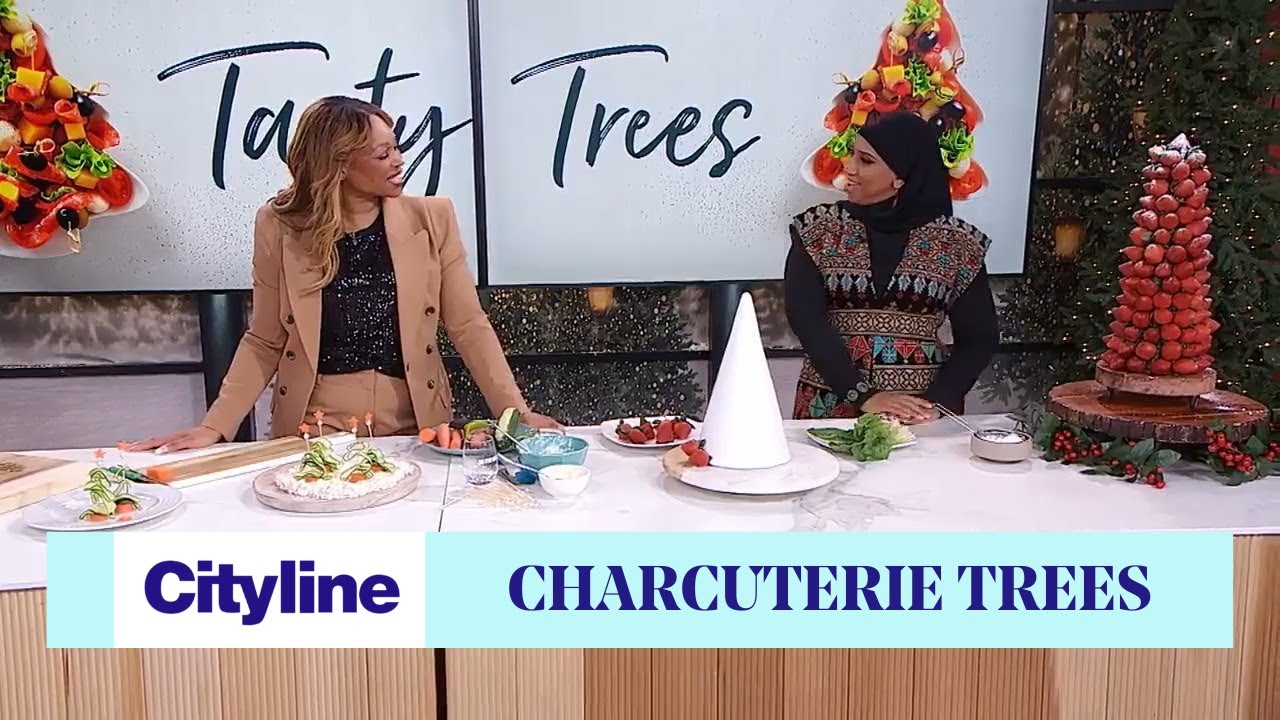 3 simple charcuterie Christmas tree tutorials