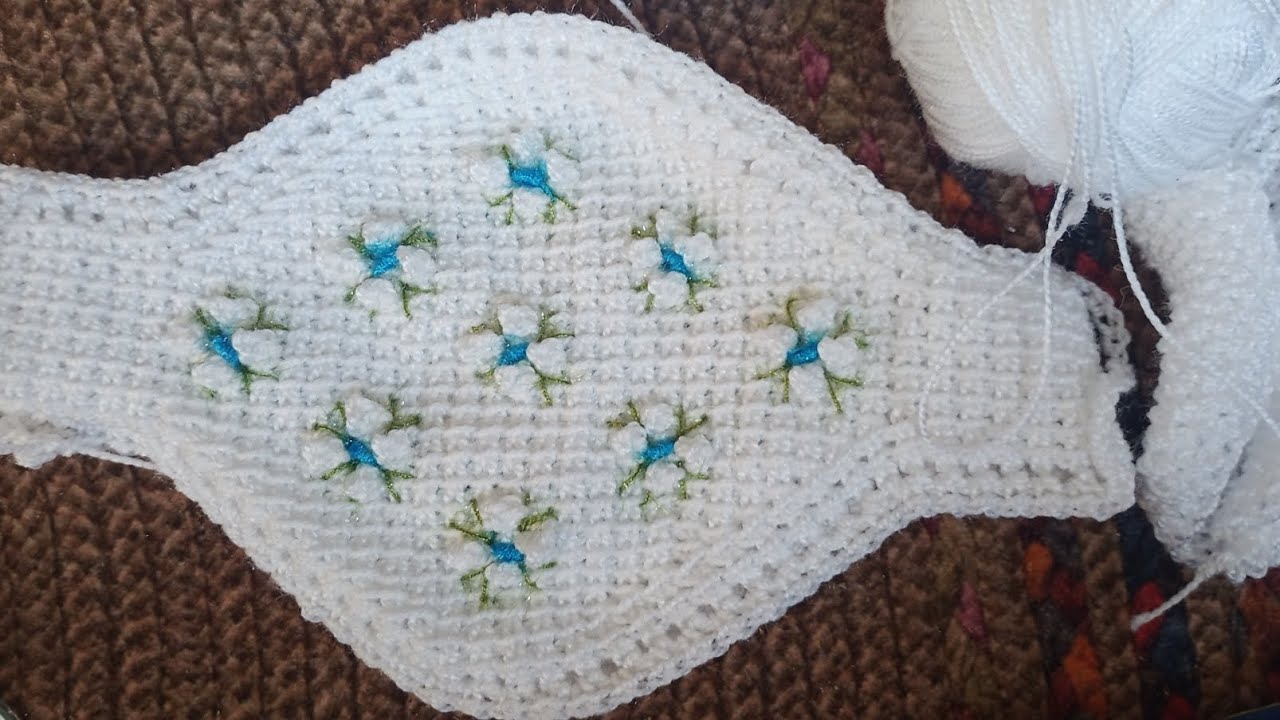 Çeyizlik Tunus örgüsü lif modeli #handmade #crochet #kolayörgümodelleri