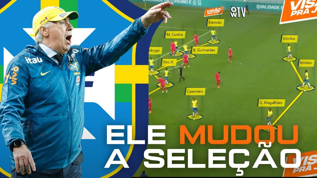 OS 5 GOLS EXPLICAM COMO ANCELOTTI MUDOU A CARA DA SELEÇÃO BRASILEIRA!