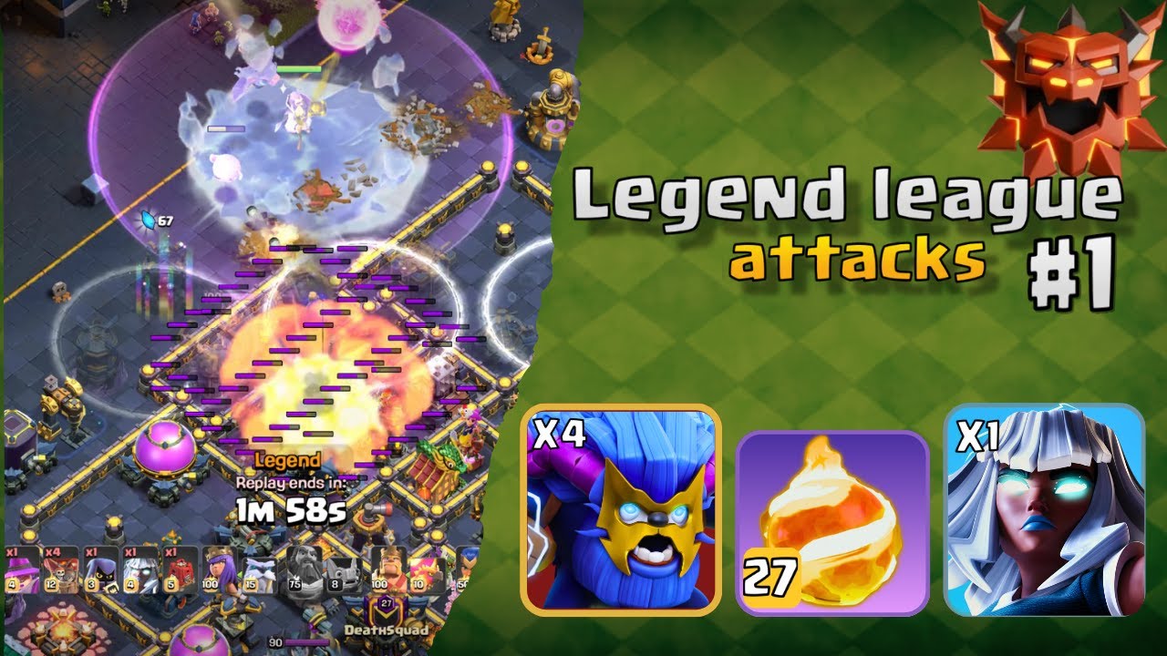 INSANE Super Yeti + Fireball Attacks in Ranked Mode 🔥 | Clash of Clans Legend League