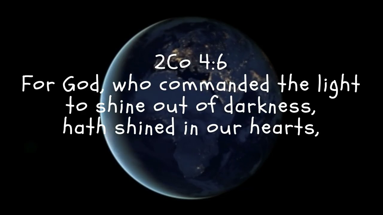 For God Who Commanded the Light