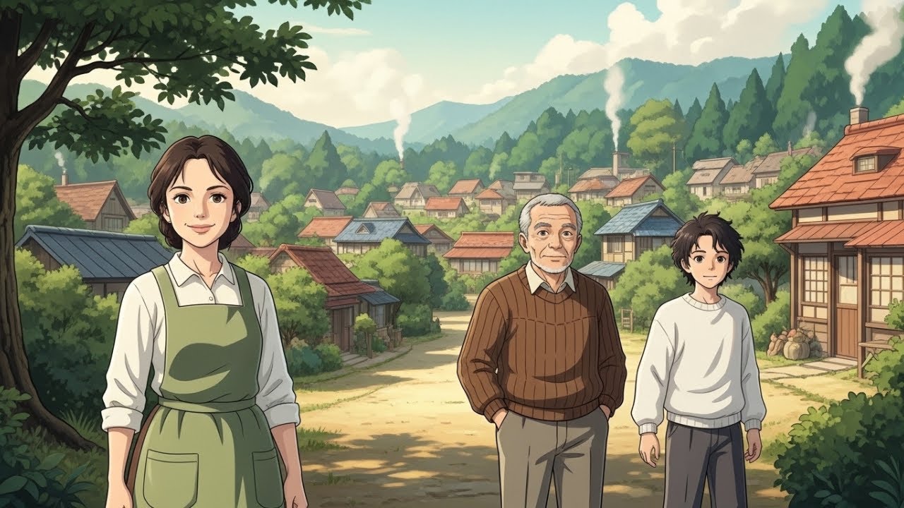 A Calm Village Morning | Gardening, Cooking & Soft Nature Sounds | Ghibli Wonderland