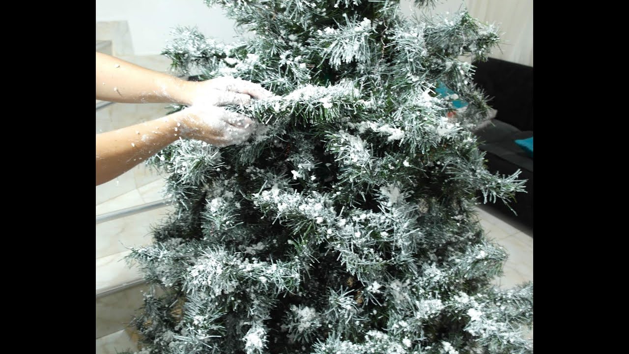 NIEVE artificial CASERA ¡¡¡ Fácil y Económico !!! ✅ #Nievecasera #navidad