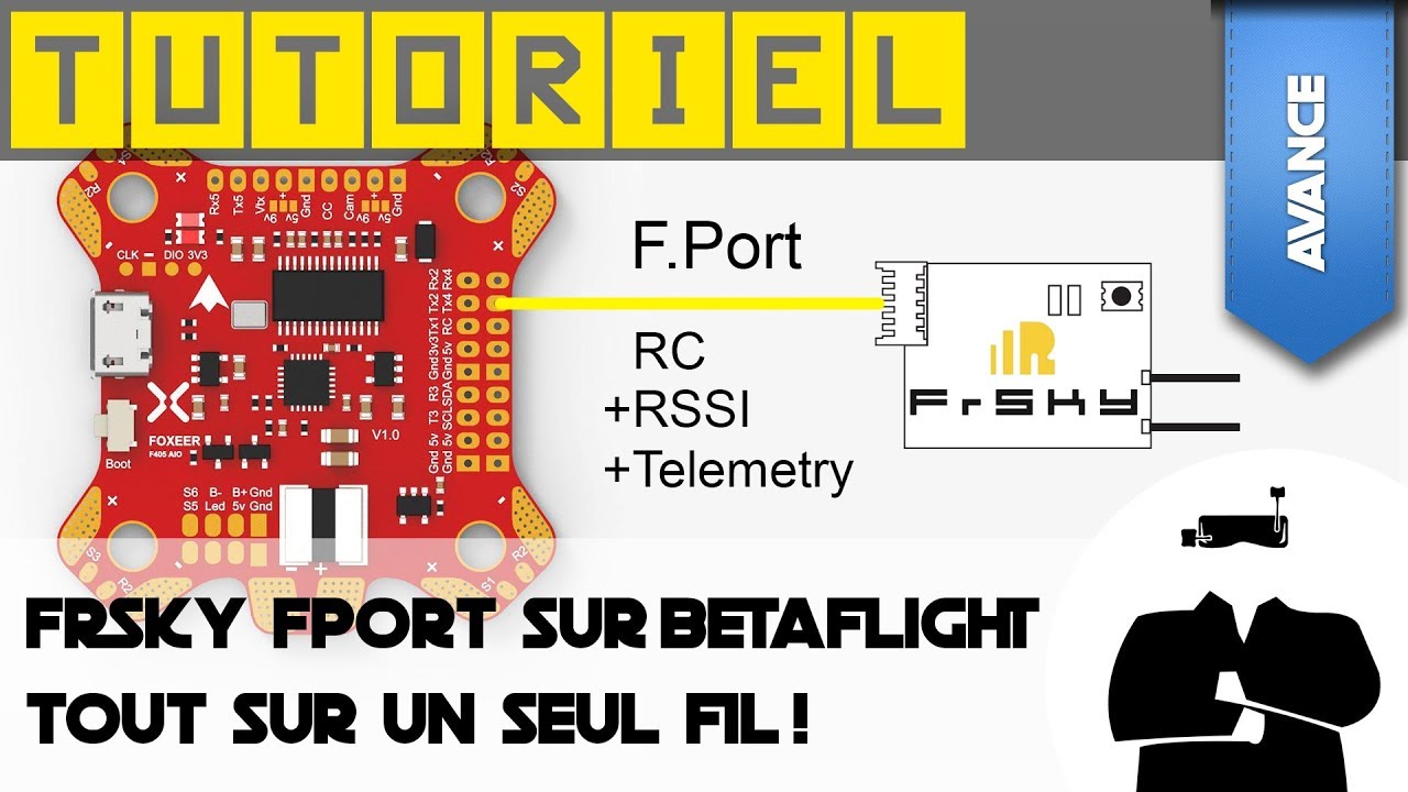 Tuto BetaFlight F.Port, le protocole FrSky à un seul fil !