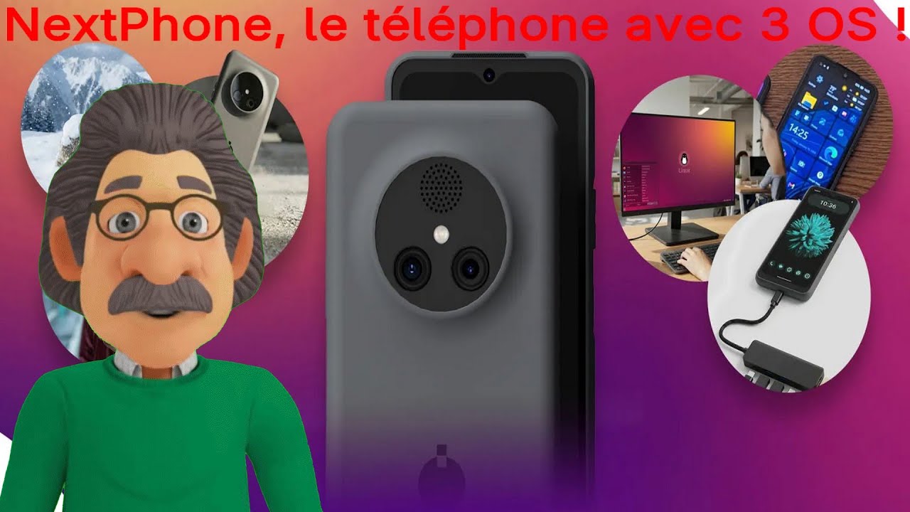 Le NexPhone, un téléphone avec Android, Linux et Windows !