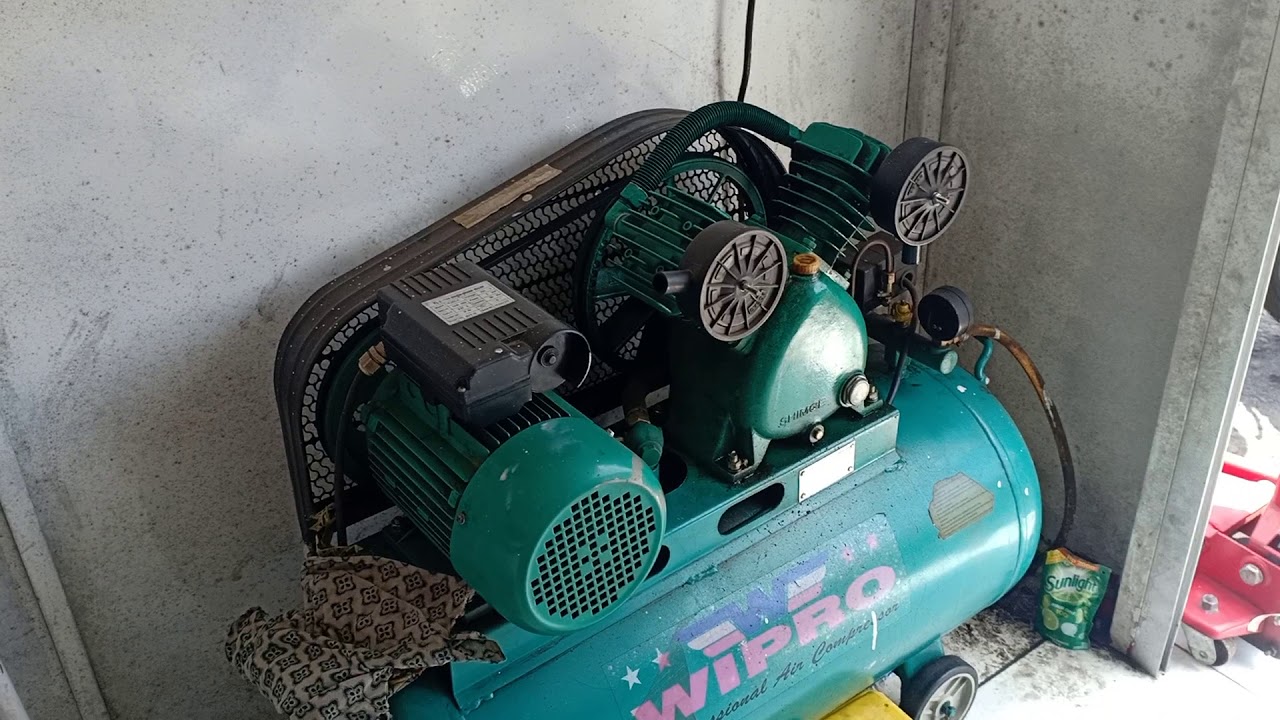Lihat Mesin Kompresor dan Alat Untuk Membuat Angin Nitrogen di Pom Bensin